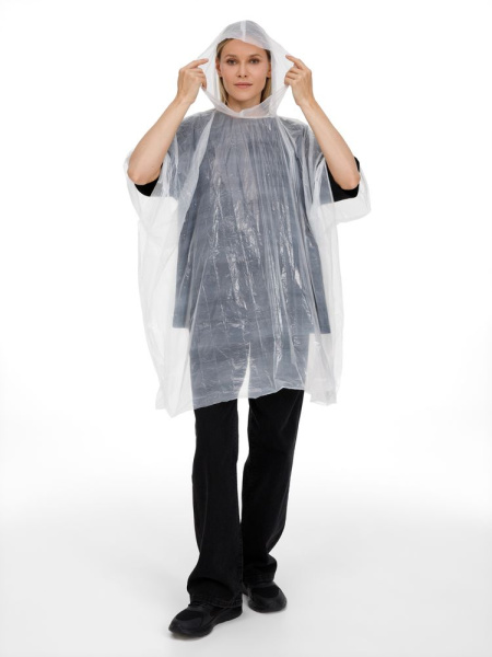 Дождевик в круглом футляре Nimbus, белый