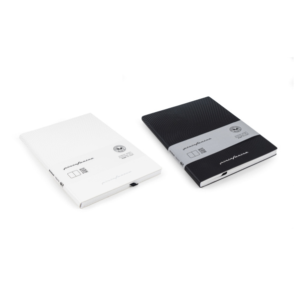 Блокнот линованный Pininfarina из каменной бумаги в мягкой обложке, А5, белый