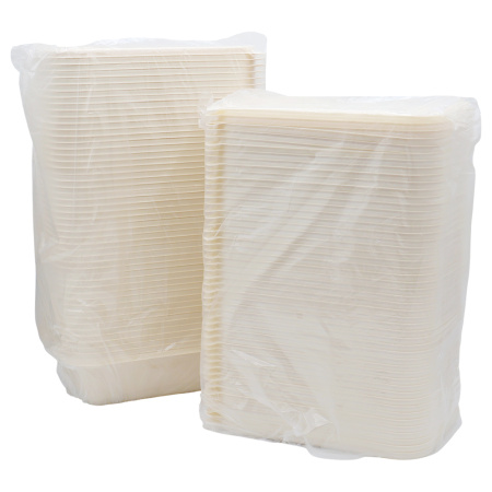 Набор контейнеров с крышкой из кукурузного крахмала,  500 мл (50шт)