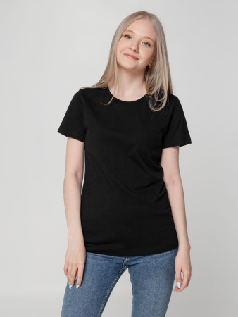 Футболка женская T-bolka Lady, черная, размер 3XL