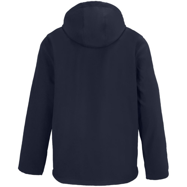 Куртка софтшелл с капюшоном мужская Race Men, темно-синяя, размер S