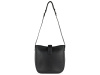 Сумка женская BUGATTI ЭЛЬЗА | ELSA, чёрная, воловья кожа/полиэстер, 29х8х27 см