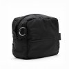 Несессер Superbag Bubble, стёганый, на молнии, с креплением на кольцо-карабин (черный)