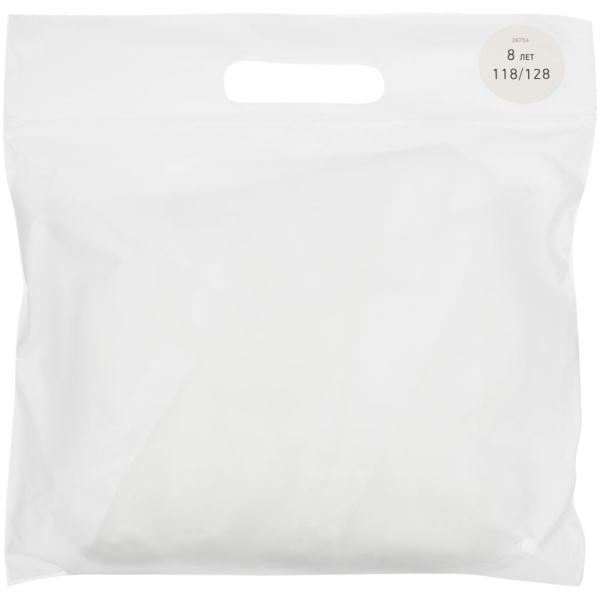 Дождевик детский RainDrop Kids, белый, 8 лет (рост 118-128)