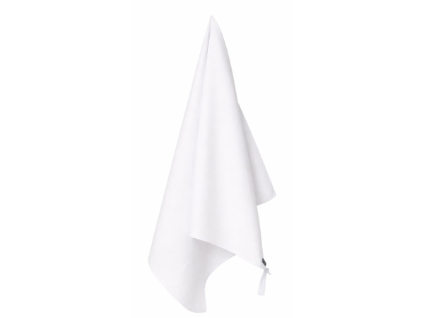 Легкое полотенце Gulpi  из микрофибры RPET с ремешком для складывания, 70*120 см, белый
