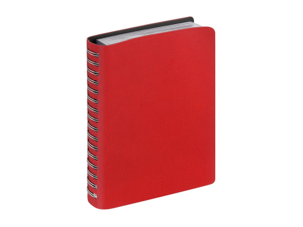 Ежедневник полудатированный А5 Orbit, красный