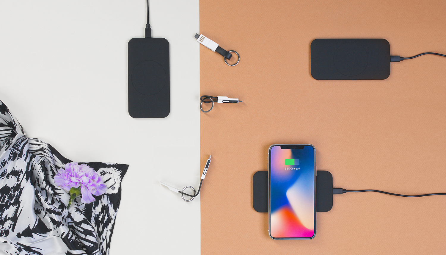 Настольное беспроводное зарядное устройство "Slim SOFTTOUCH" Настольное беспроводное зарядное устройство "Slim SOFTTOUCH"