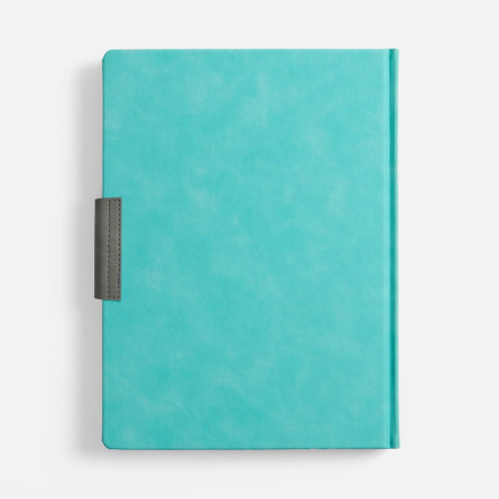 Ежедневник Grande Strap на заказ, датированный, бирюзовый
