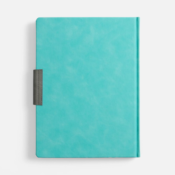 Ежедневник Grande Strap на заказ, датированный, бирюзовый
