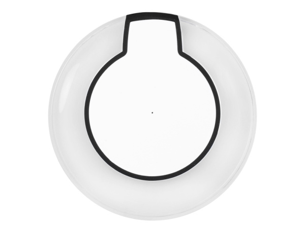 Беспроводная зарядка Pod со светодиодной подсветкой, белый Беспроводная зарядка Pod со светодиодной подсветкой, белый