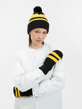 Варежки Winwear, черные, размер L/XL