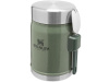 Банка для еды объемом 400 мл с ложкой-вилкой Stanley Legendary - Зеленый лесной