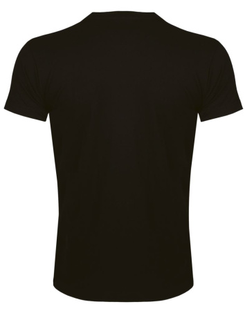 Футболка мужская приталенная Imperial Fit 190, черная, размер XXL