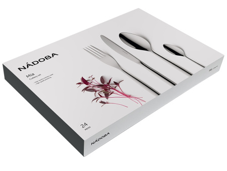 Набор столовых приборов, 24 предмета, NADOBA, серия MIA