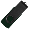 Флеш накопитель USB 2.0 Twister Assembly 16GB, пластик Софт Тач/металл, черный/черный