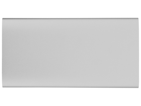 Портативное зарядное устройство Джет с 2-мя USB-портами, 8000 mAh, серебристый