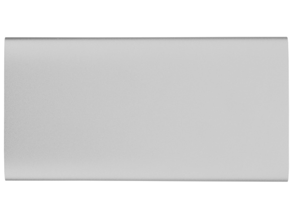 Портативное зарядное устройство Джет с 2-мя USB-портами, 8000 mAh, серебристый