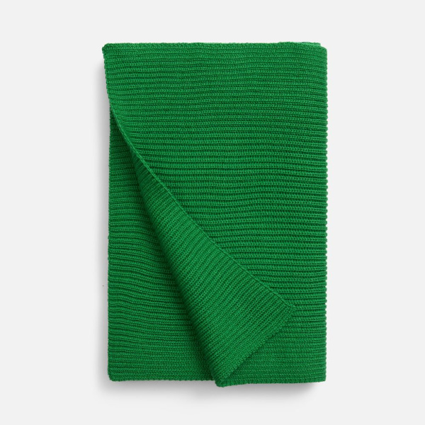 Шарф Nobilis Mono, ярко-зеленый