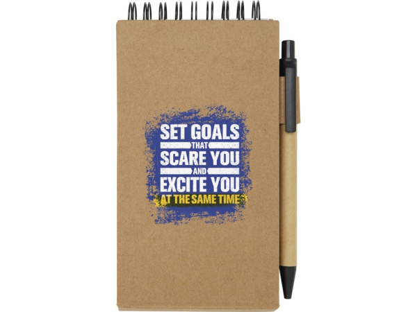 Блокнот Flipper со стикерами и шариковой ручкой