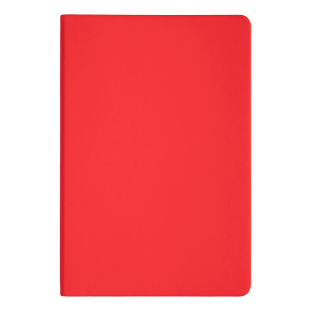 Ежедневник Flexy Soft А5, красный, недатированный, в гибкой обложке