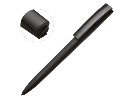 Ручка пластиковая soft-touch шариковая Zorro, черный