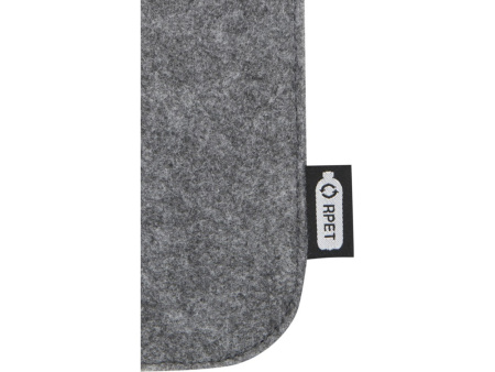 Чехол для очков Felta из материалов, переработанных согласно стандарту GRS, средне-серый