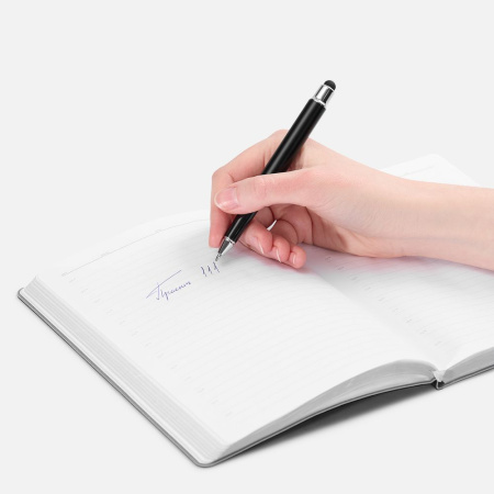 Роллер Scribo со стилусом, матовый черный