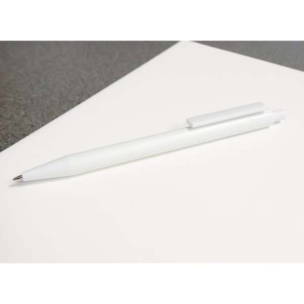 Ручка пластиковая Vector, белая