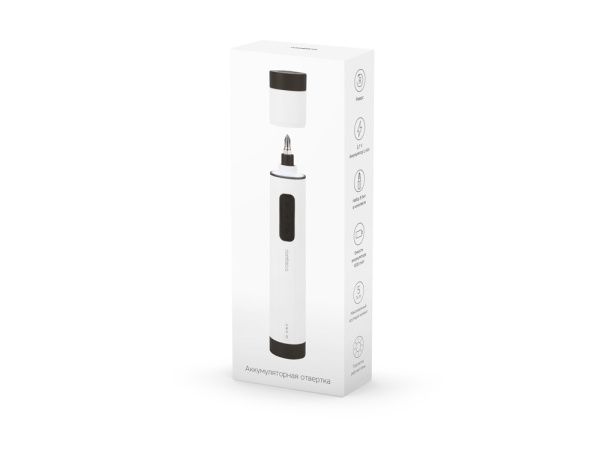 Отвертка аккумуляторная Rombica MyKit S1 White (Р)