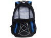 Рюкзак TORBER ROCKIT с отделением для ноутбука 15, черный/синий, полиэстер, 33х19х45 см, 28 л