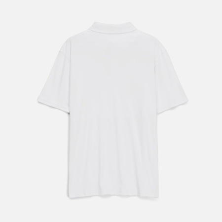 Рубашка поло унисекс Senti, белая, размер S