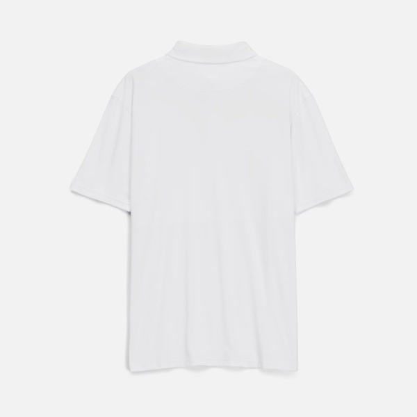 Рубашка поло унисекс Senti, белая, размер S