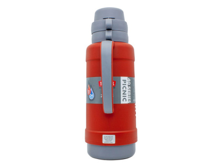 Термос со стеклянной колбой тм THERMOS PICNIC 40 Series Red 1,8L