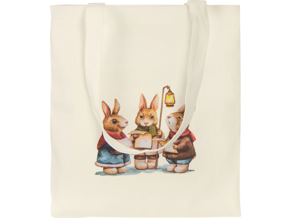 Сумка Element из хлопка для покупок, 200 г, натуральный