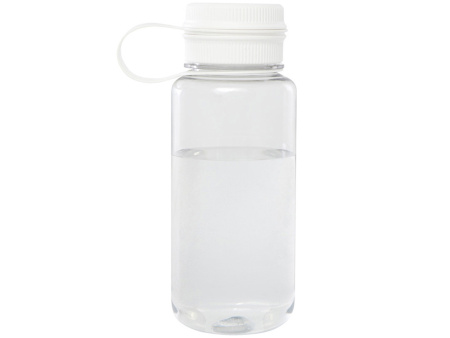 Спортивная бутылка Ryder из переработанного ПЭТ-пластика объемом 900 мл с многофункциональной крышкой, сертифицированная RCS - Белый