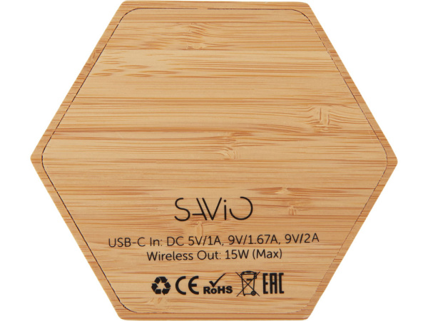 Беспроводное зарядное устройство Gex, 15 Вт