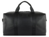 Сумка дорожная BUGATTI ЭЛЬЗА | ELSA, чёрная, воловья кожа/полиэстер, 47х22х24/30 см