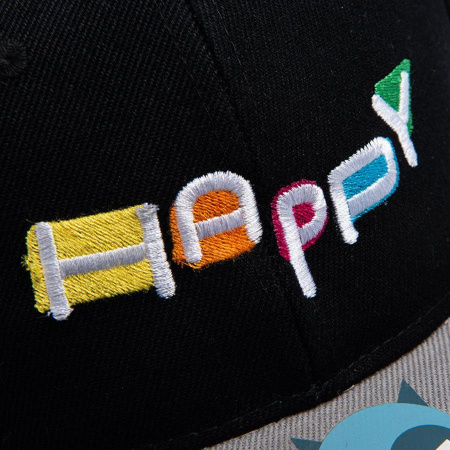 Бейсболка SNAP BACK, 6 клиньев, пластиковая застежка