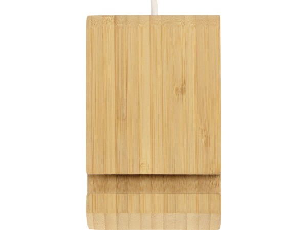 Беспроводное зарядное устройство из бамбука Jetty, 10 Вт Беспроводное зарядное устройство из бамбука Jetty, 10 Вт