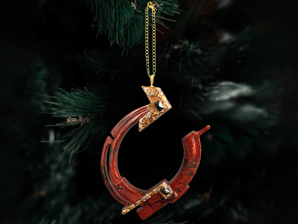 Елочная игрушка Подкова