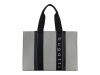 Сумка-тоут женская BUGATTI АМБРА | AMBRA, серо-черный цвет, хлопок/полиэстер, 45х14х32 см