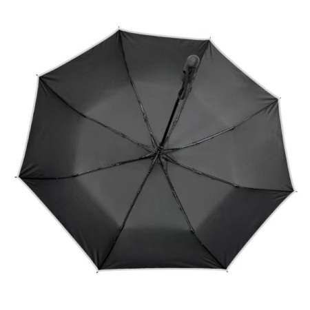 Зонт складной автоматический Forest Walker с фонариком, чёрный