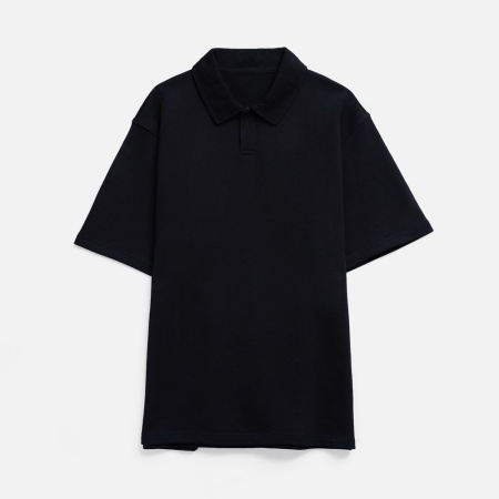 Рубашка поло унисекс Tiimi, черная, размер XS/S