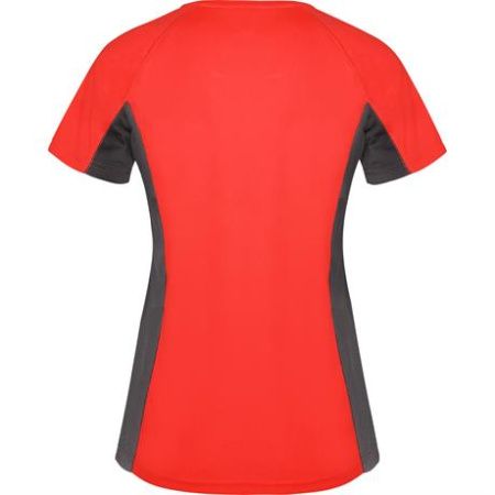 Спортивная футболка SHANGHAI WOMAN женская, КРАСНЫЙ/ТЕМНЫЙ ГРАФИТ S