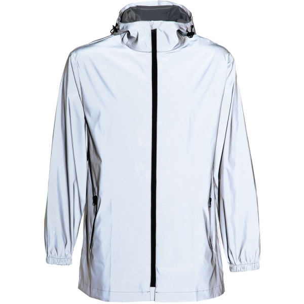 Парка Manifest из светоотражающей ткани, серая, размер XS/S