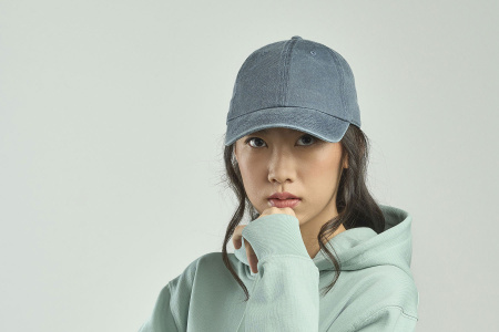 Бейсболка винтажная DIGG, 6 клиньев, металлическая застежка