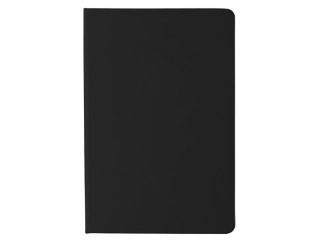 Блокнот в твердой обложке A5 Виспи в клетку, черный