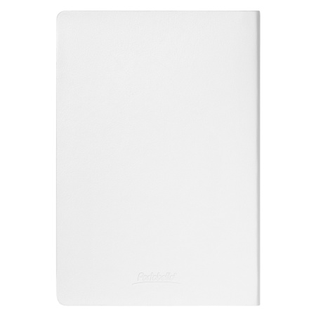 Ежедневник Galaxy недатированный, гибкая обложка, срез голограф. фольга, белый