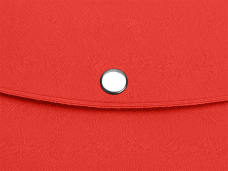 Органайзер для документов на кнопке с отделением для купюр и ручки, упаковка в индивидуальный пакет, красный/серый