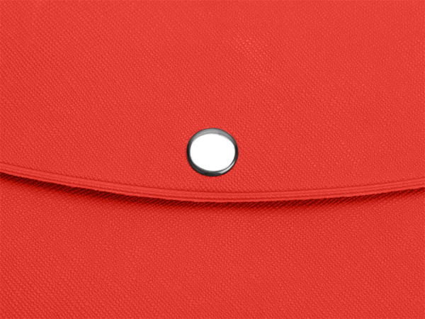 Органайзер для документов на кнопке с отделением для купюр и ручки, упаковка в индивидуальный пакет, красный/серый